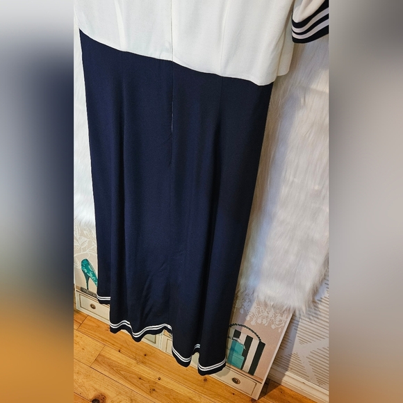 Robbie Bee Vintage Nautical Sailor Cosplay Maxi Dress - Picture 6 of 8